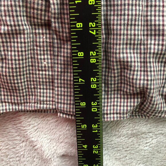 Equipment Mens Shirt Size XL Long Sleeve Checkered Button Down Classic Brown - Picture 5 of 9